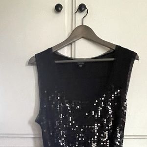 Nicole by Nicole Miller Black Sequin Dress